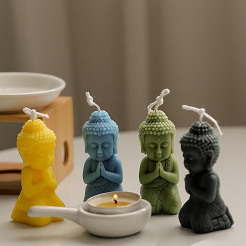 Buddha statue scented wax