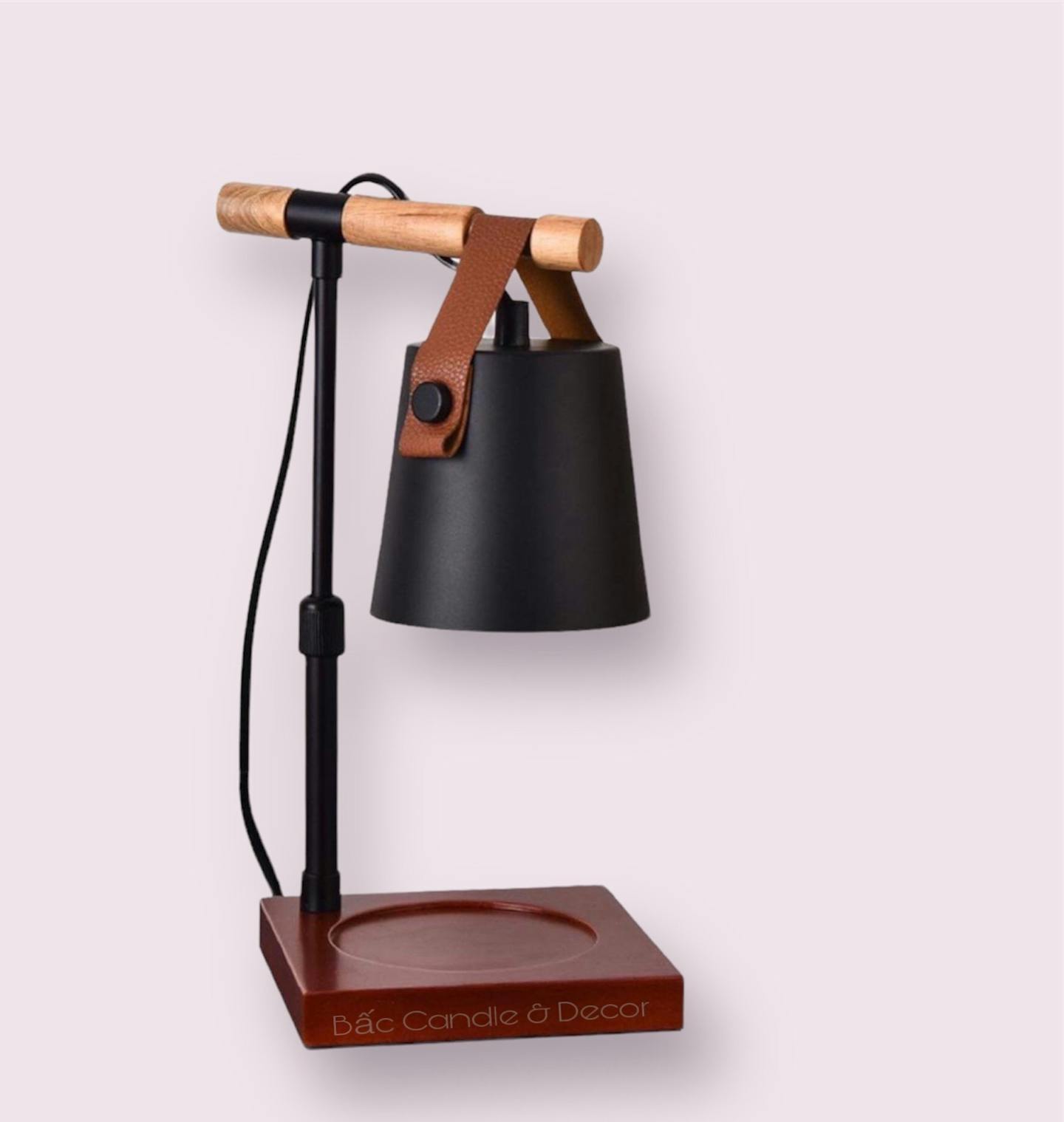 Black Leather Strap Lamp