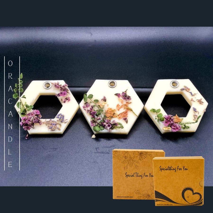 Scented cards - Hexagonal-shaped