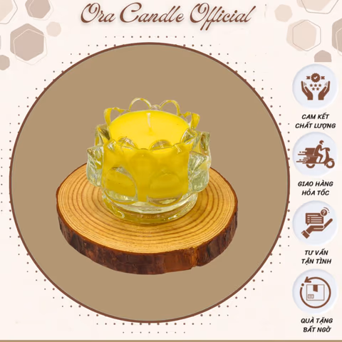 nến đài sen nhỏ