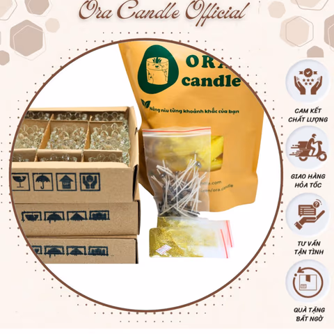 combo tự làm nến dâng phật 1