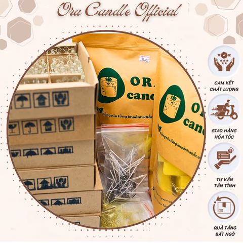 combo tự làm nến dâng phật 1